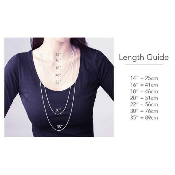 14" Figure 8 Necklace, chain necklace, thick chain, gold choker (z 415-1g8-sp) - Picture 6 of 6